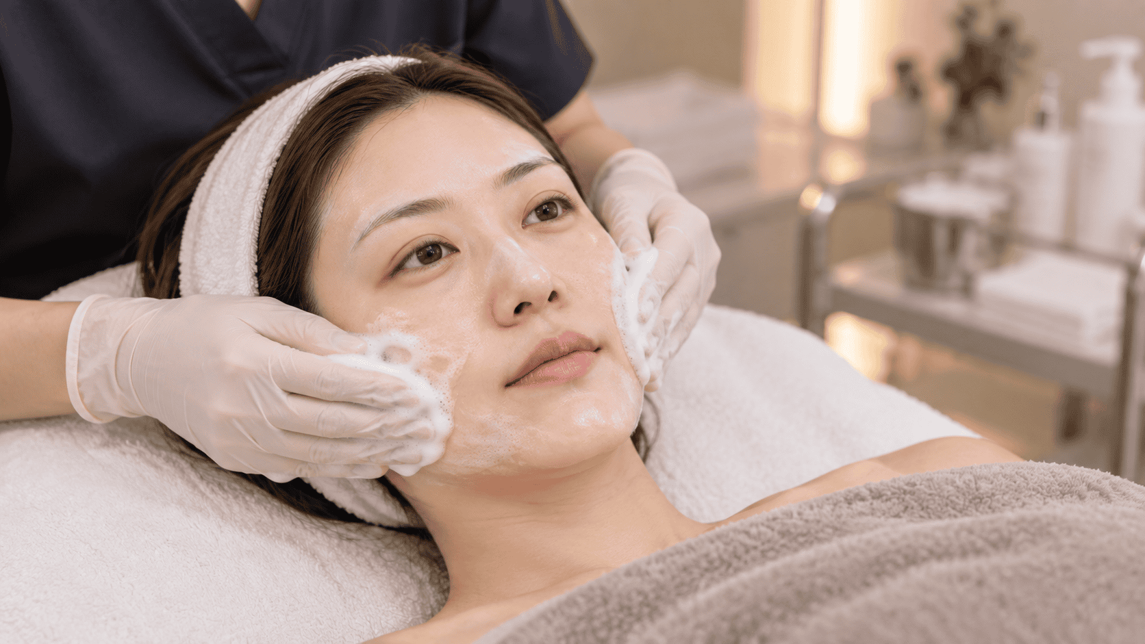 customer getting aesthetic treatment at Dr Felix Li